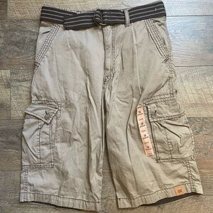 Urban Pipeline Cargo Shorts Boy’s Size Regular 18 With Belt